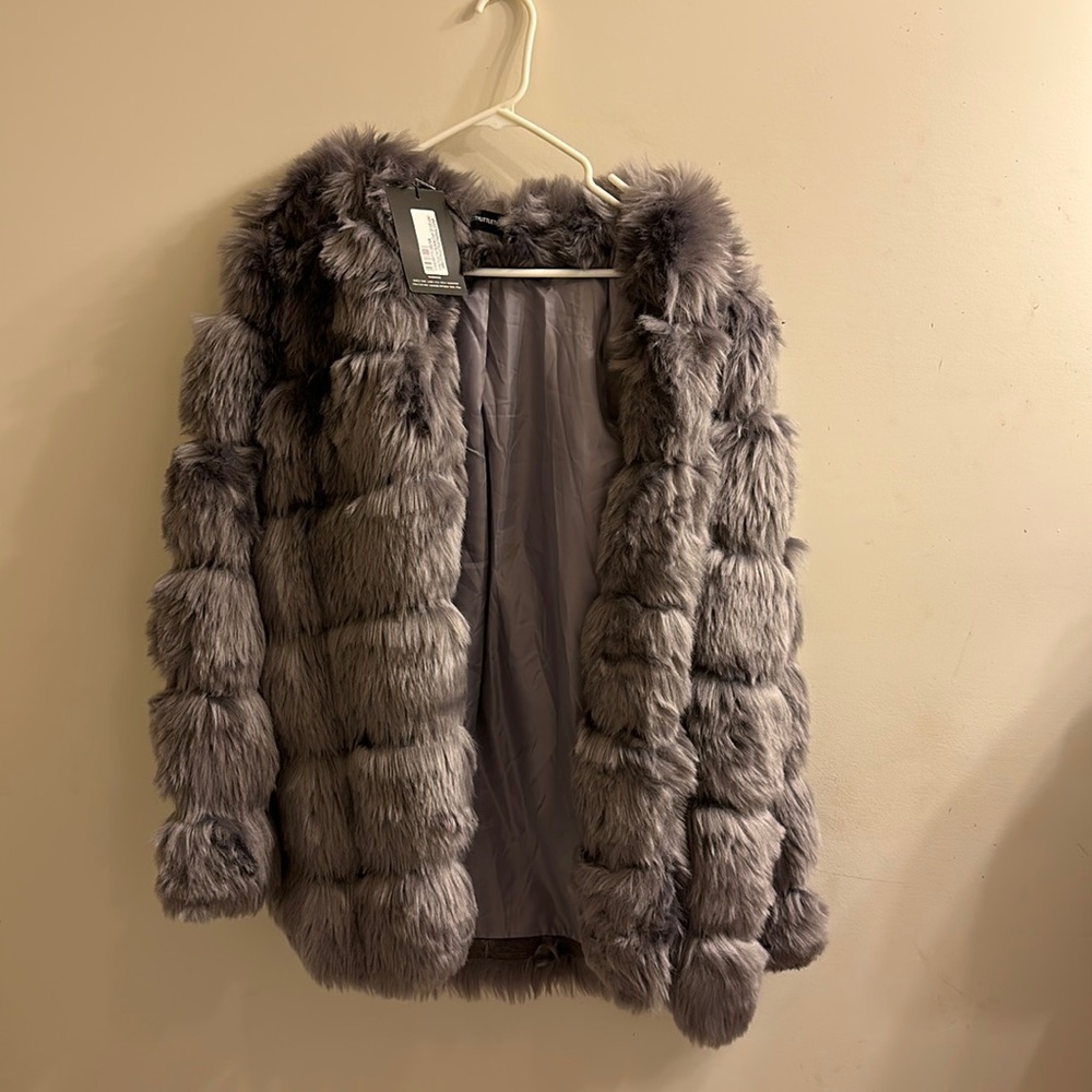 Pretty Little Thing Faux Fur Coat